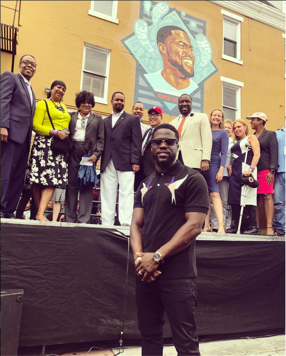 Kevin Hart Honored With Day And Mural In Philadelphia